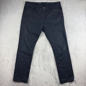 AG Adriano Goldschmied Pants Mens 36x32 Navy Blue Everett Slim Straight Twill
